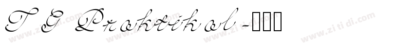 TG Praktikal字体转换